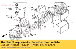 Qui puoi ordinare switch assy., mag. Di avviamento da Honda , con numero parte 35850HM3000: