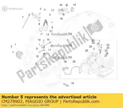 Tutaj możesz zamówić elektronisches steuergerät od Piaggio Group , z numerem części CM278902: