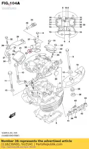 suzuki 1118238A00 uszczelka - Dół