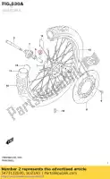 5473132E00, Suzuki, espaçador, frente hu suzuki xf freewind u dr  seu se xf650 dr650se 650 , Novo