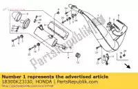 18300KZ3J30, Honda, cámara comp, exp honda cr  r cr250r 250 , Nuevo