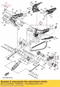 yamaha BC32210M00 zespó? tylnego ramienia 1 - Dół