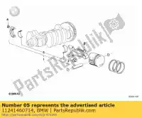 11241460714, BMW, guscio cuscinetto giallo - stufe 1 bmw  750 1000 1100 1200 1984 1985 1986 1987 1988 1989 1990 1991 1992 1993 1994 1995 1996 1997 1998 1999 2000 2001 2002 2003 2004, Nuovo