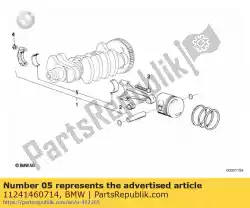 Here you can order the bearing shell yellow - stufe 1         from BMW, with part number 11241460714: