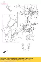 Here you can order the hose (l320) from Yamaha, with part number 90445086J300: