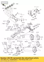 391780175, Kawasaki, manifold-comp-escape kawasaki zzr  f performance sport zx1400 e zzr1400 abs 1400 , Novo