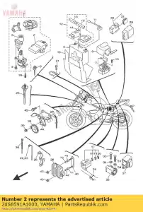 yamaha 20S8591A1000 gruppo centralina motore - Il fondo