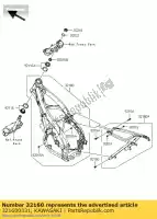 321600331, Kawasaki, frame-comp, fr kawasaki kx  f kx250f 250 , Novo