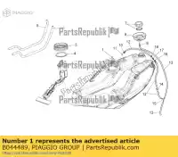 B044489, Piaggio Group, depósito de combustible aprilia  mana na zd4rc000, zd4rca00, zd4rc001, zd4rcc00 zd4rcb00, zd4rcc01, zd4rce00 850 2007 2008 2009 2010 2011 2016, Nuevo