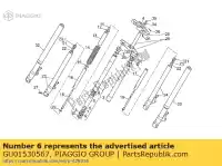 GU01530567, Piaggio Group, odst?pnik moto-guzzi v 1100 1999 2001, Nowy