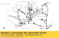 45127GFM900, Honda, grampo a, freio h honda nhx110wh 110 , Novo