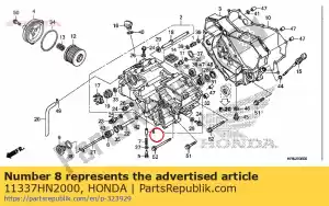 honda 11337HN2000 valve, relief - Bottom side