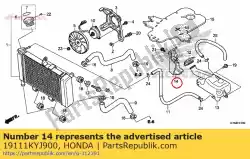 Ici, vous pouvez commander le aucune description disponible pour le moment auprès de Honda , avec le numéro de pièce 19111KYJ900: