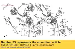 Aqui você pode pedir o nenhuma descrição disponível no momento em Honda , com o número da peça 16165MZ1000: