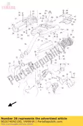 Aquí puede pedir remache, ciego de Yamaha , con el número de pieza 9026740X0100: