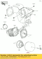 110131284, Kawasaki, élément-filtre à air kx65-a1 kawasaki  kx 65 2000 2001 2002 2003 2005 2006 2007 2008 2009 2010 2011 2012 2013 2014 2015 2016 2017 2018 2019 2020, Nouveau