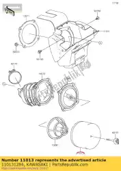 Aqui você pode pedir o elemento-filtro de ar kx65-a1 em Kawasaki , com o número da peça 110131284: