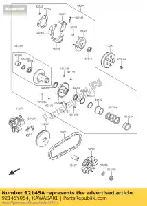 kawasaki 92145Y054 mola, face dirigida sc125agf - Lado inferior