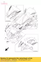 5FK216970000, Yamaha, etykieta, uwaga 2 yamaha yfm yfs yfz 125 200 250 350 400 450 550 660 700 2002 2003 2004 2005 2006 2007 2008 2009, Nowy