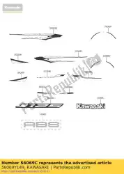 Qui puoi ordinare modello, coperchio laterale, lh da Kawasaki , con numero parte 56069Y149: