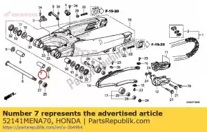 honda 52141MENA70 col, bras oscillant, 47,6 mm - La partie au fond