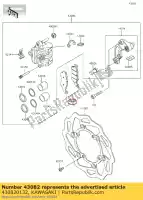 430820132, Kawasaki, pad-assy-brake kawasaki kx  f kx250 kx450 kx250f kx450f kx250x kx450x 450 250 , Novo