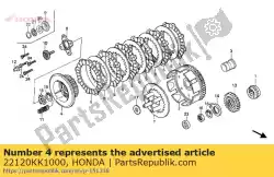 Aqui você pode pedir o nenhuma descrição disponível no momento em Honda , com o número da peça 22120KK1000: