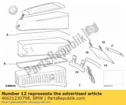 Here you can order the rubber washer from BMW, with part number 46621230798: