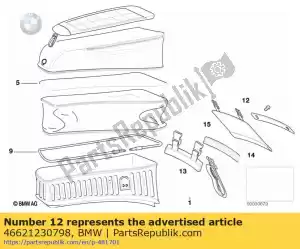 BMW 46621230798 rubber washer - Bottom side