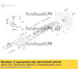 Tutaj możesz zamówić wa? Nap? Dowy od Piaggio Group , z numerem części B041220: