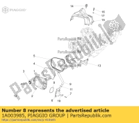 1A003985, Aprilia, gasket, New