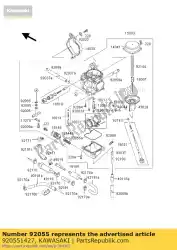 Qui puoi ordinare ring-o, 4. 5x1. 5 zx1000-b1 da Kawasaki , con numero parte 920551427: