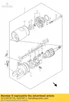 3113332C10, Suzuki, houder, borstel suzuki dr gn gsf gsx gsx r gz tu 125 400 600 750 1991 1992 1993 1995 1996 1997 1998 1999 2000 2001 2002 2003 2004 2005 2006, Nieuw