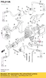 Qui puoi ordinare distanziatore, tubo di scarico da Suzuki , con numero parte 0918006325: