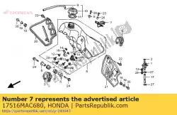 Qui puoi ordinare banda, serbatoio rr. Da Honda , con numero parte 17516MAC680: