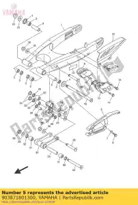 yamaha 903871801300 collar - Bottom side