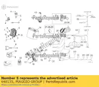 640135, Piaggio Group, unité d'allumage aprilia  mana na zd4rc000, zd4rca00, zd4rc001, zd4rcc00 zd4rcb00, zd4rcc01, zd4rce00 850 2007 2008 2009 2010 2011 2016, Nouveau