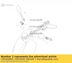 Piaggio Group CM182804 lo specchietto retrovisore - Il fondo