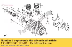 Honda 13041KC1003 ringen set, (0.75) - Onderkant