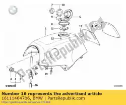 Here you can order the hose from BMW, with part number 16111464706: