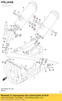 1441415H00, Suzuki, moer, muf sprt rr suzuki  gsx 1300 2008 2009 2010 2011 2012 2014 2015 2016 2017 2018 2019, Nieuw