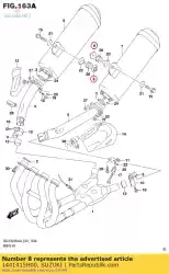 Qui puoi ordinare dado, muf sprt rr da Suzuki , con numero parte 1441415H00: