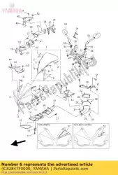 Ici, vous pouvez commander le joint 5 auprès de Yamaha , avec le numéro de pièce 4C82847F0000: