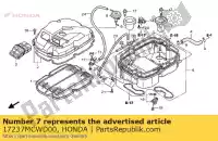 17237MCWD00, Honda, funil, ar honda vfr 800 2000 2001 2002 2003 2004 2005 2006 2007 2008 2009 2010, Novo