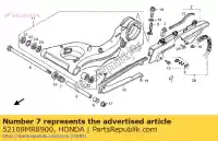 52109MR8900, Honda, perno, pivote adj honda rvf  r rii rvf400r 400 , Nuevo