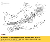 AP8131121, Aprilia, filter bewaker, Nieuw