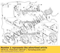 Aquí puede pedir cilindro de Piaggio Group , con el número de pieza 587616:
