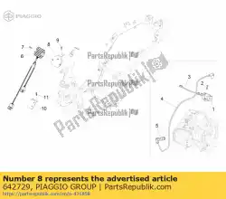 Aquí puede pedir soporte de soporte regulador de voltaje de Piaggio Group , con el número de pieza 642729: