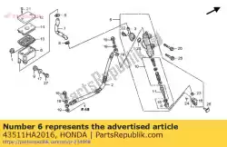 geen beschrijving beschikbaar op dit moment van Honda, met onderdeel nummer 43511HA2016, bestel je hier online: