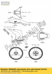 Aquí puede pedir marca, tapa trasera, zx-10r zx1000j de Kawasaki , con el número de pieza 560540718: